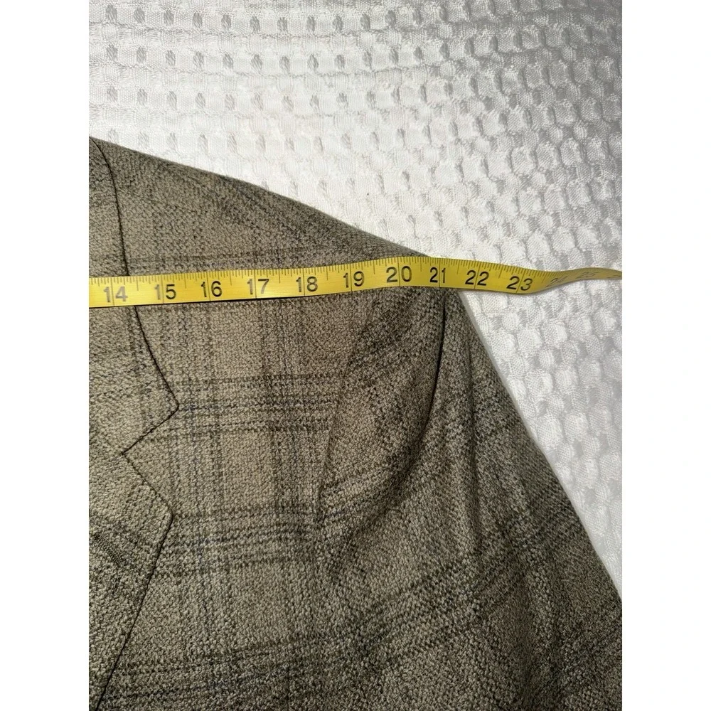 VintageEmanuel Ungaro Men's Wool Cashmere Tweed Sport Coat Blazer 2 Button Italy